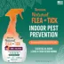 TropiClean Natural Flea & Tick Home & Dog Spray - For Dogs 12 Weeks and Older, 32 oz Bottle image thumbnail 2