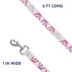 Top Paw® Dog Leash, Walking Dog Leash, Princess, Pink, 4' Long image thumbnail 2