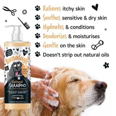 Product Bugalugs Oatmeal Dog Shampoo, 16.9 fl oz