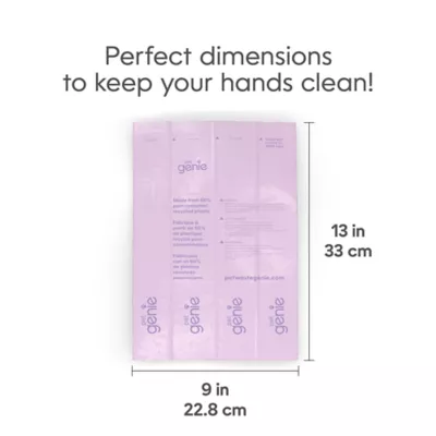 Product Pet Genie Poop Bags for Dogs, Lavender-scented