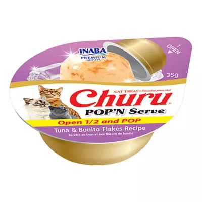 Product Inaba Churu POP'N Serve Cat Treat - Tuna & Bonito Flakes
