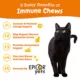 Product Zesty Paws® Immune Soft Chews for Cats - Bacon, 60 count