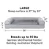 FurHaven Plush & Suede Full Support Orthopedic Sofa Pet Bed for Dogs & Cats - Gray image thumbnail 3
