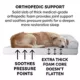 Product FurHaven Plush & Suede Full Support Orthopedic Sofa Pet Bed for Dogs & Cats - Gray