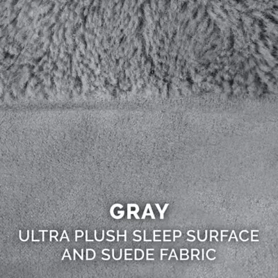 Product FurHaven Plush & Suede Full Support Orthopedic Sofa Pet Bed for Dogs & Cats - Gray