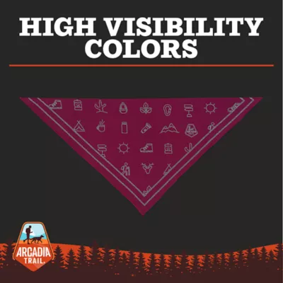 Product Arcadia Trail® Icons High Visibility Dog Bandana