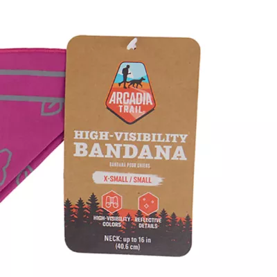 Product Arcadia Trail® Icons High Visibility Dog Bandana