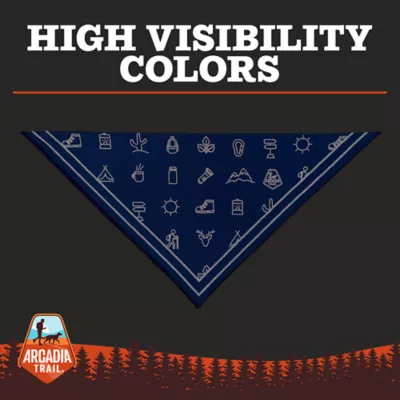 Product Arcadia Trail® Icons High Visibility Dog Bandana