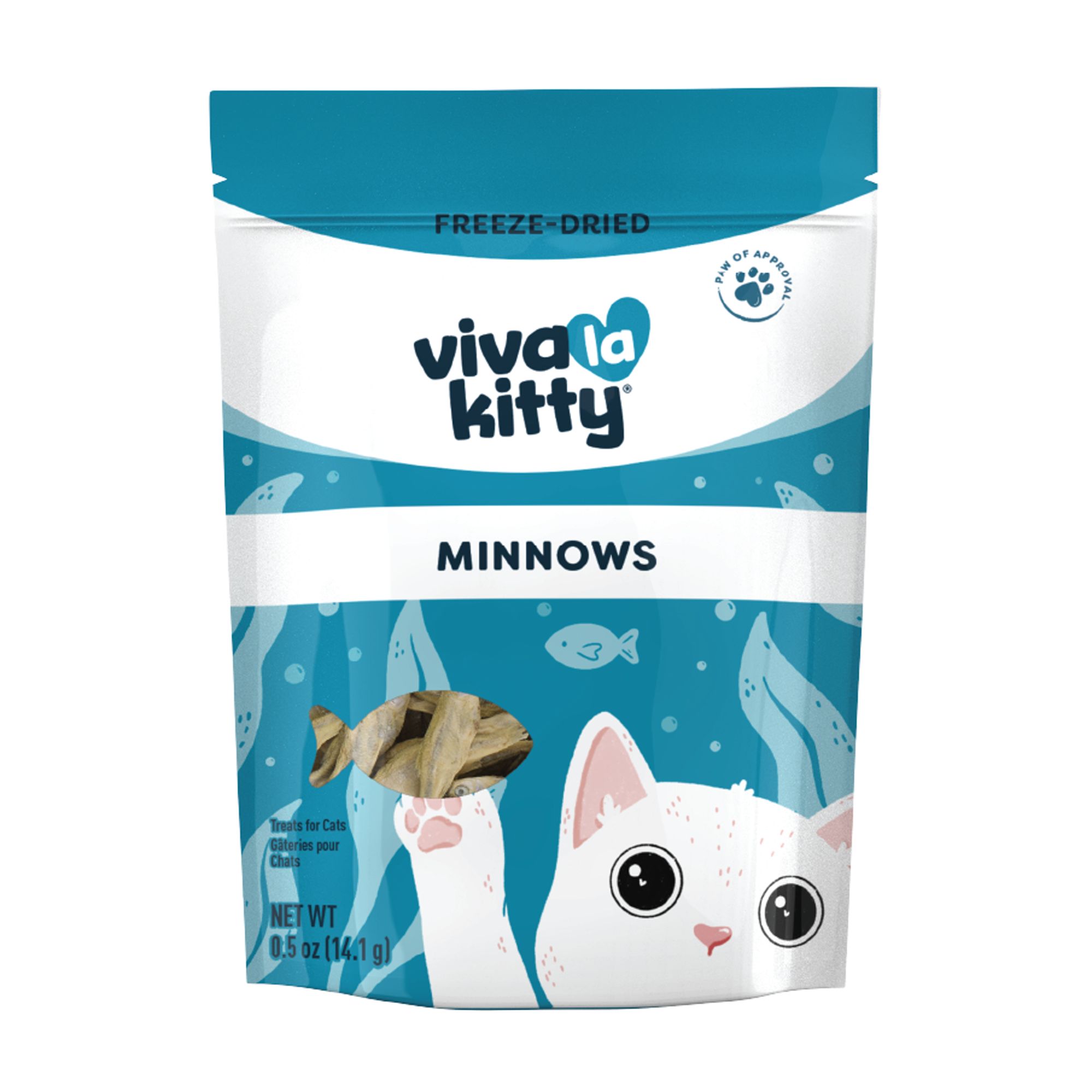 Viva La Kitty® Freeze Dried Minnows 0.5 OZ