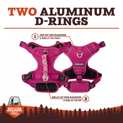 Arcadia Trail® Adjustable, Reflective Thread, Quick Dry Dog Harness - Image 4