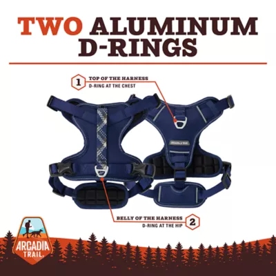 Arcadia Trail® Adjustable, Reflective Thread, Quick Dry Dog Harness - Image 4