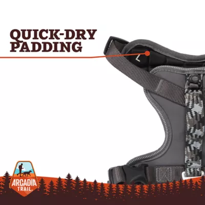 Arcadia Trail® Adjustable, Reflective Thread, Quick Dry Dog Harness - Image 2