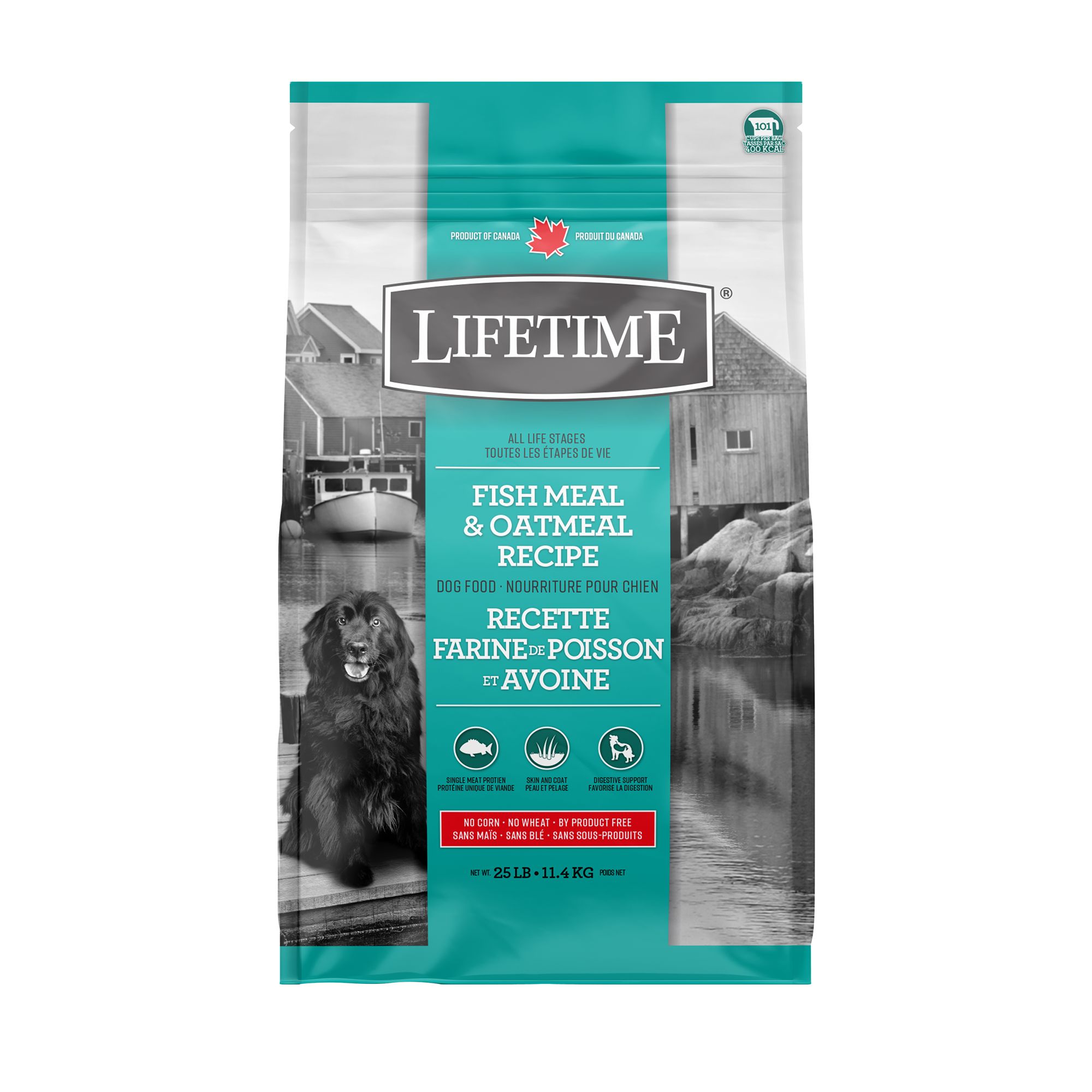 Lifetime Skin Coat All Stages Dry Dog Food Fish