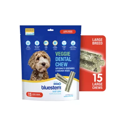 Product bluestem® Veggie Dental Chews for Dogs - Large Breed,15 count