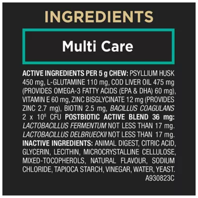 Product Purina Pro Plan Veterinary Supplements Multi Care Canine Chew, Dog Supplement, 150 g