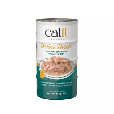 Catit Divine Shreds Wet Cat Food - Jelly, 4ct - Image 2