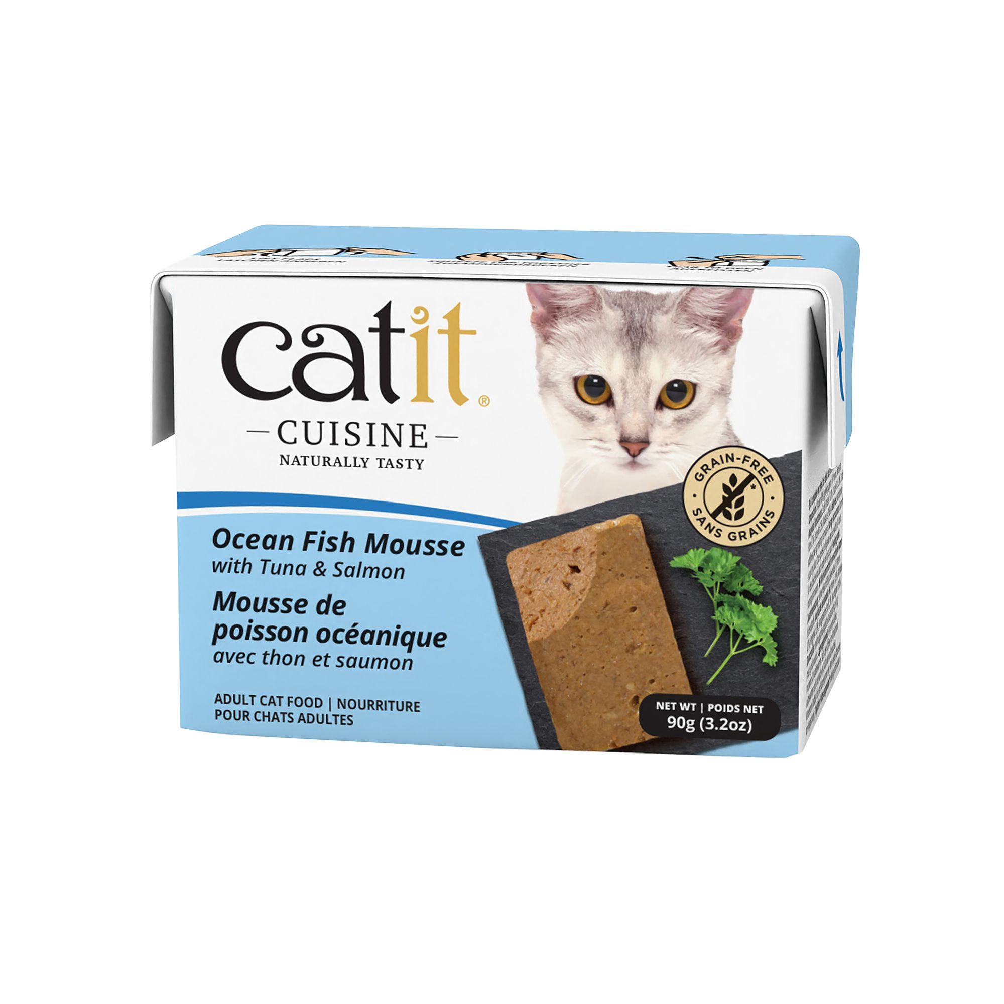 catit divine shreds ocean fish mousse wet food