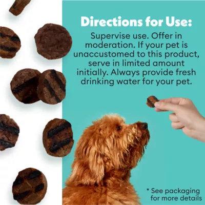Product Wiggles and Wags Beef Meaty Patties 8 OZ