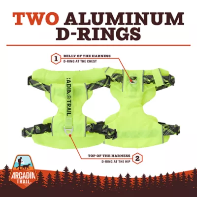 Arcadia Trail® Adjustable, Reflective Thread, Lightweight Dog Harness - Image 4