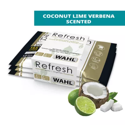Wahl Refresh Massive Body Wipes for Dogs and Cats - Coconut Lime Verbena, 3 pack - Image 2