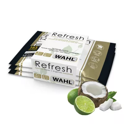 Wahl Refresh Massive Body Wipes for Dogs and Cats - Coconut Lime Verbena, 3 pack - Image 3