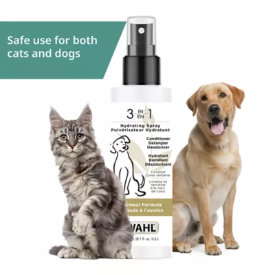 Wahl 3-in-1 Hydrating Spray Conditioner Detangler Deodorizer for Dogs - Coconut Lime Verbena, 240 ML - Image 2