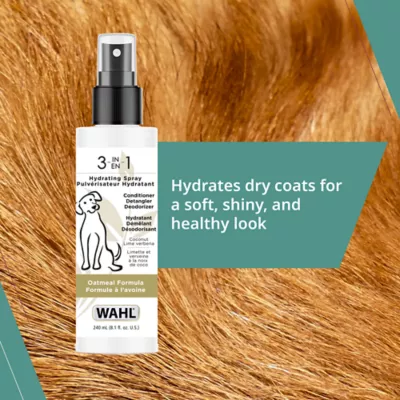 Wahl 3-in-1 Hydrating Spray Conditioner Detangler Deodorizer for Dogs - Coconut Lime Verbena, 240 ML - Image 5