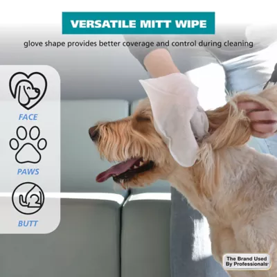 Wahl Refresh Cleaning Mitt Wipes for Dogs and Cats - Coconut Lime Verbena, 24 count - Image 2