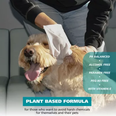 Wahl Refresh Cleaning Mitt Wipes for Dogs and Cats - Coconut Lime Verbena, 24 count - Image 6