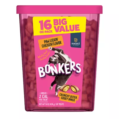 Bonkers™ Crunchy Cat Treats - Paw Lickin' Chicken - Image 1