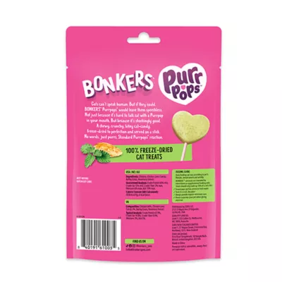 Product Bonkers Purr Pops Lickable Cat Treats - 4 Count