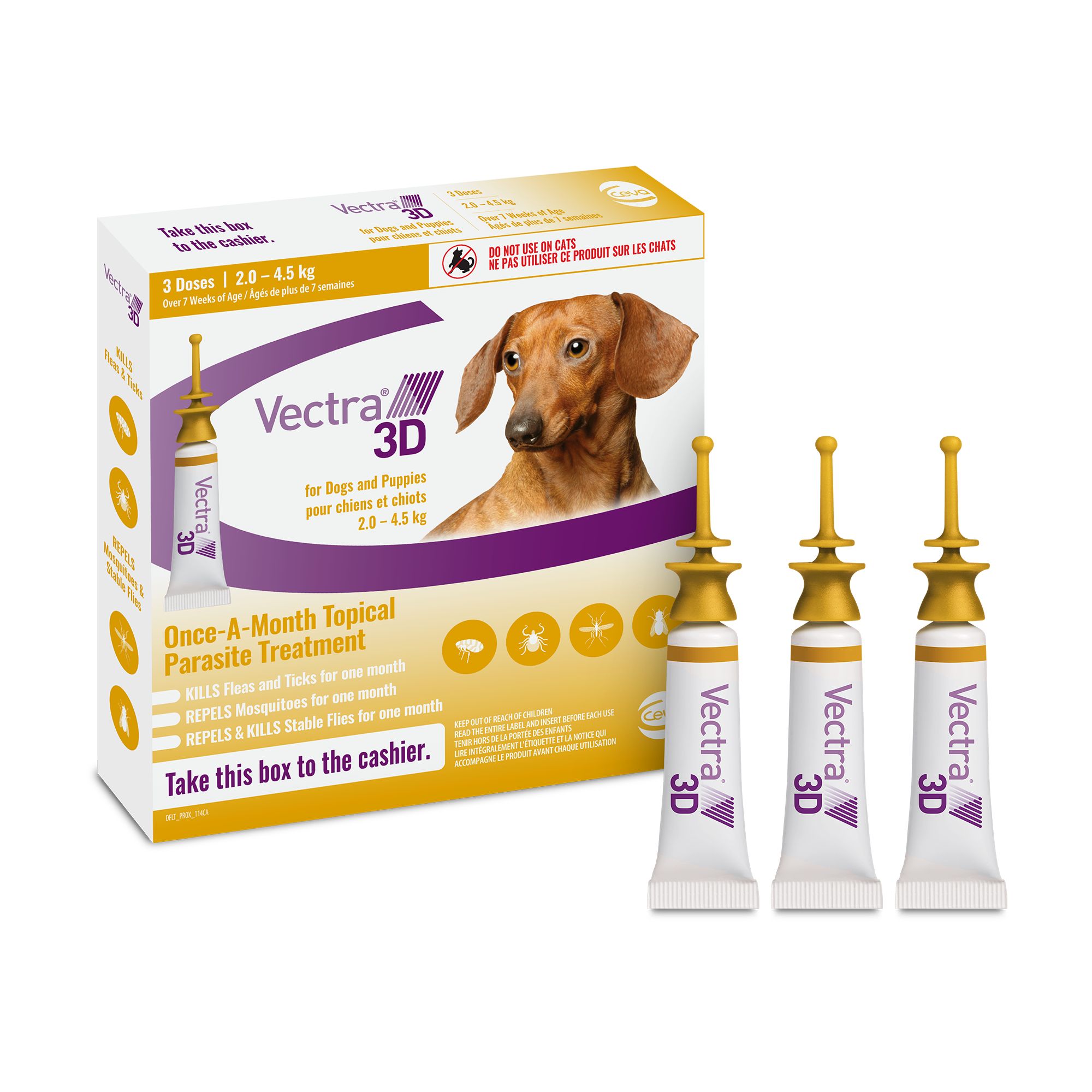 Flea And Tick For Dogs Vectra 3D Flea Tick Spot Treatment For
