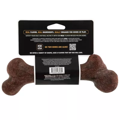 Product BarkBone Natural Instincts Dino Steak Bone Dog Toy