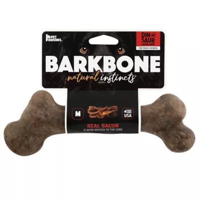 Product BarkBone Natural Instincts Dino Bacon Bone Dog Toy
