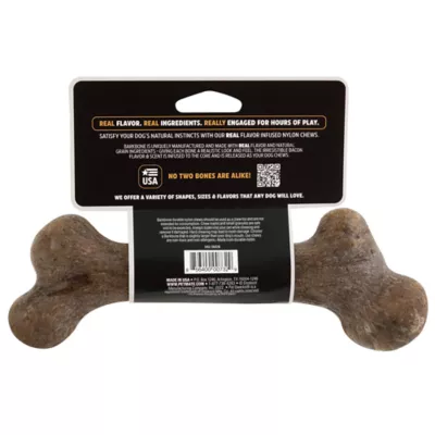 Product BarkBone Natural Instincts Dino Bacon Bone Dog Toy