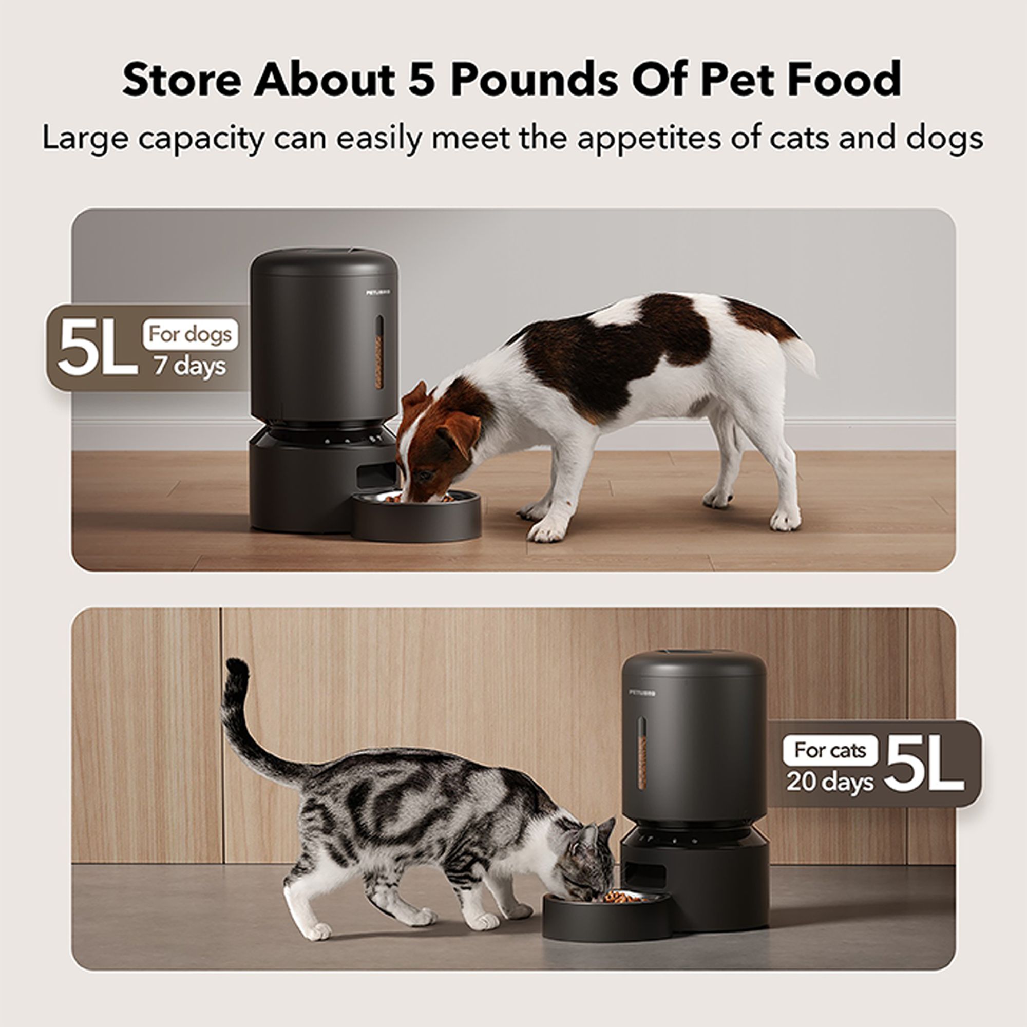 PETLIBRO 5G WiFi Automatic Pet Feeder - thumbnail 6