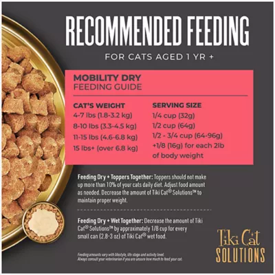 Product Tiki Cat® Solutions™ Adult Cat Food - Mobility, Chicken & Turkey Recipe