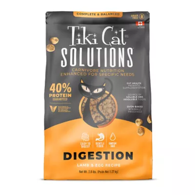 Product Tiki Cat - Adult, Dry Food, Solutions, Digestion, Lamb & Egg