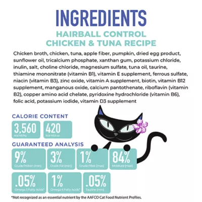 Product Tiki Cat® Velvet® Adult Wet Cat Food - Mousse, Hairball, Chicken & Tuna, 2.4 OZ