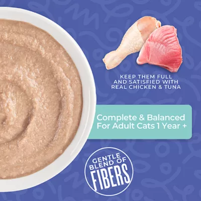 Product Tiki Cat® Velvet® Adult Wet Cat Food - Mousse, Hairball, Chicken & Tuna, 2.4 OZ