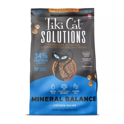 Product Tiki Cat - Adult, Dry Food, Solutions, Mineral Balance, Chicken