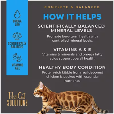 Product Tiki Cat® Solutions™ Adult Cat Food - Mineral Balance, Chicken Recipe