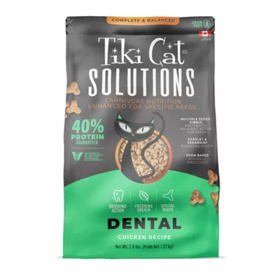 Product Tiki Cat - Adult, Dry Food, Solutions, Dental, Chicken