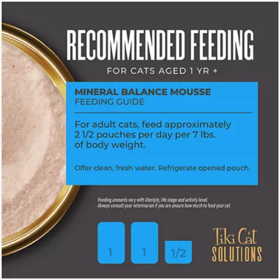Product Tiki Cat® Solutions™ Mousse Wet Cat Food - Mineral Balance, 2.4 Oz