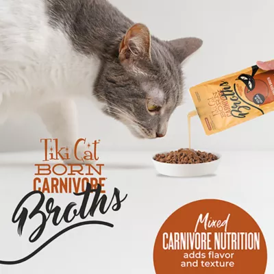 Product Tiki Cat - Adult, Broth, Born Carnivore, Chicken, 7 OZ