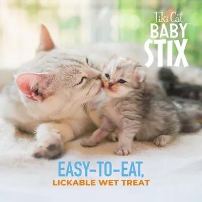 Product Tiki Cat - Kitten, Baby Stix, Chicken in Creamy Gravy, 42 CT, 11.76 OZ
