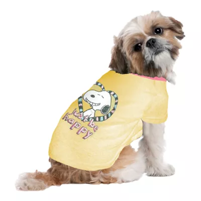 Product Snoopy Just Be Happy Dog T-Shirt
