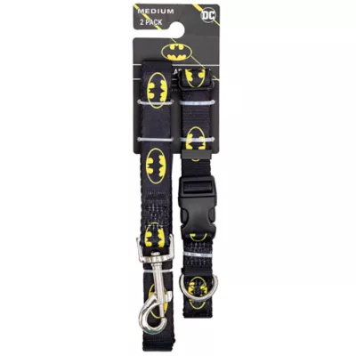 Product Buckle-Down Batman Dog Collar and Leash set