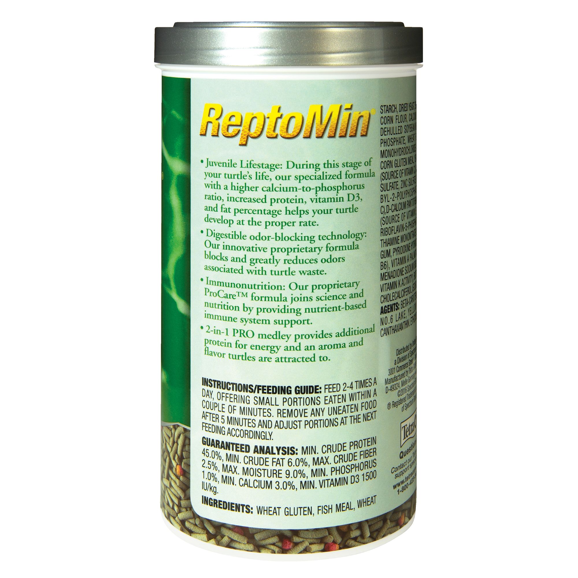Tetrafauna ProReptomin Juvenile 12 oz - Aquatic Turtle Food - 12 oz - thumbnail 2