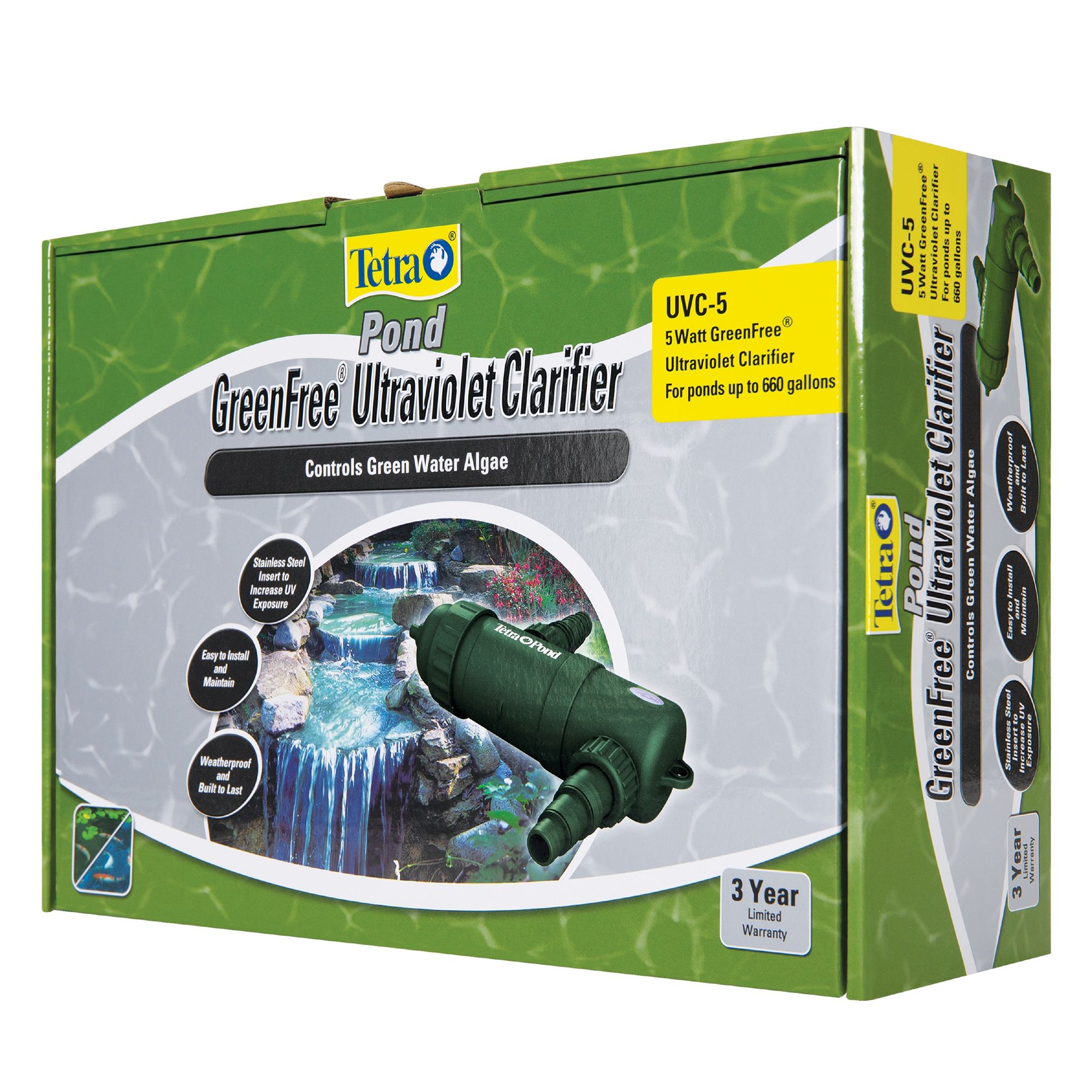 TetraPond GreenFree UV Clarifier for Clear Pond Water - thumbnail 5